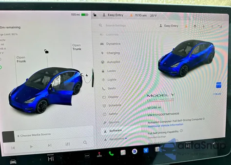 2021 Tesla Model Y z USA, uszkodzony, nr VIN 5YJYGDEF1MF140908